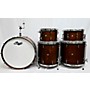 Used Used Independent Drum Lab 5 piece Flex Tuned Maple Drum Set Mahogany Stain Drum Kit Mahogany Stain