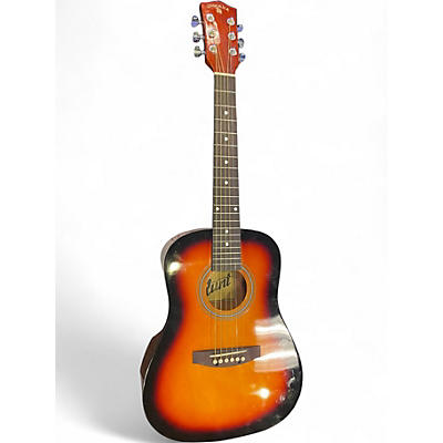 Used Indiana RUNT 2 Color Sunburst Acoustic Guitar