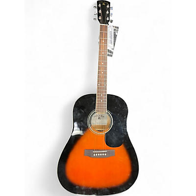 Used Indiana S45 2 Color Sunburst Acoustic Guitar