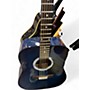 Used Indiana SCOUT Blue to Black Fade Acoustic Guitar Blue to Black Fade