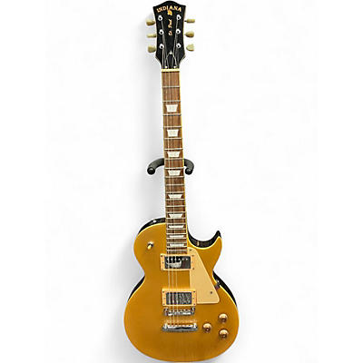 Used Indiana ST PAUL Gold Top Solid Body Electric Guitar