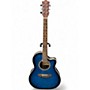 Used Indiana Shannondale SRB-BLS Blue Burst Acoustic Electric Guitar Blue Burst
