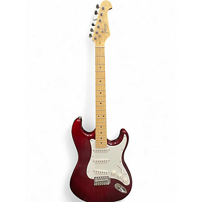 Used Indio CLASSIC Red Solid Body Electric Guitar