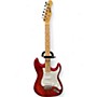 Used Indio DOUBLE CUTAWAY S TYPE Trans Red Solid Body Electric Guitar Trans Red