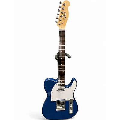 Used Indio TELE STYLE Blue Solid Body Electric Guitar