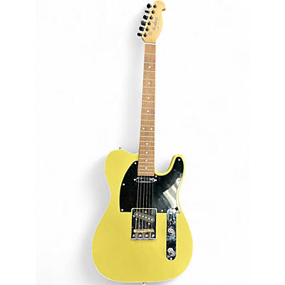 Used Indio TELECASTER STYLE Yellow Solid Body Electric Guitar