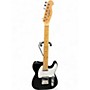 Used Indio Telecaster Classic Black Solid Body Electric Guitar Black