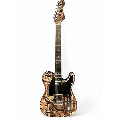 Indy Custom Used Indy Custom MO T1 Mossy Oak Camo Solid Body Electric Guitar