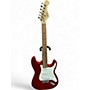 Used Indy Custom STRAT STYLE Chrome Red Solid Body Electric Guitar Chrome Red
