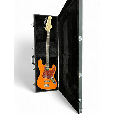 Used Indy Custom j style bass froyo orange Electric Bass Guitar