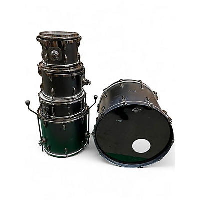 Used Infinity Drumworks 5 Piece Bubinga Maple Black Drum Kit