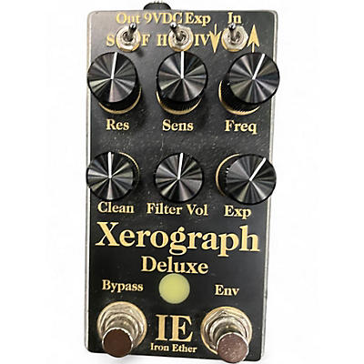 Used Iron Ether Xerograph Deluxe Black/Silver Effect Pedal