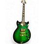 Used Iron Label SEER MODEL Emerald Green Solid Body Electric Guitar Emerald Green