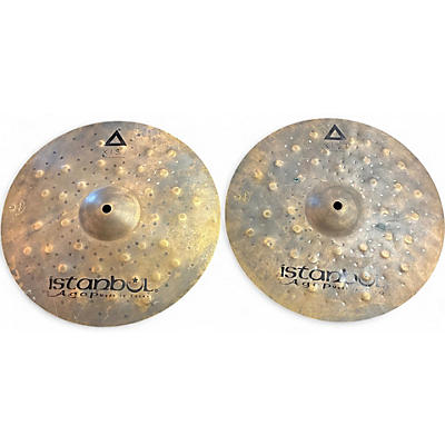 Used Istanbul Agop 13in XIST Dry Dark Hi Hat Pair Cymbal