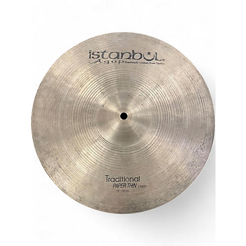 Used Istanbul Agop 14in Traditional Paper Thin Cymbal 33