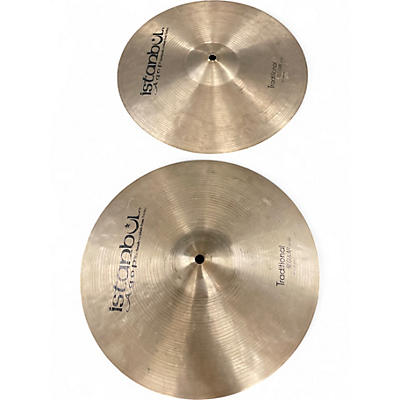 Used Istanbul Agop 14in Traditional Regular Hi-Hats Cymbal
