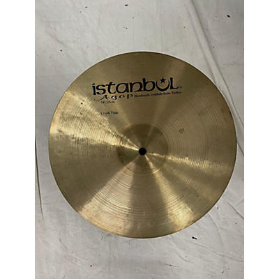 Istanbul Agop Used Istanbul Agop 14in Traditional Thin Crash Cymbal