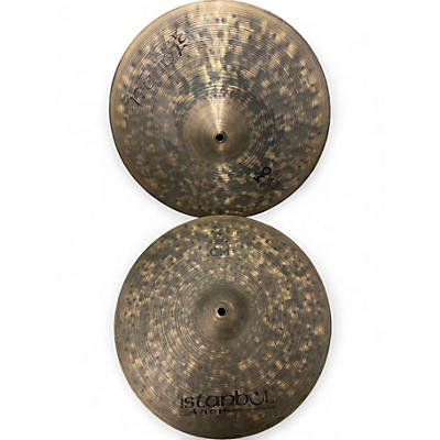 Used Istanbul Agop 15in OM HIHAT PAIR Cymbal