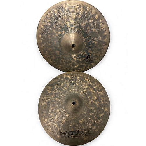 Used Istanbul Agop 15in OM HIHAT PAIR Cymbal 35
