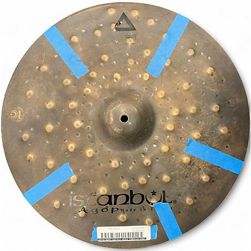 Istanbul Agop Used Istanbul Agop 17in DRY DARK HI-HATS Cymbal 37