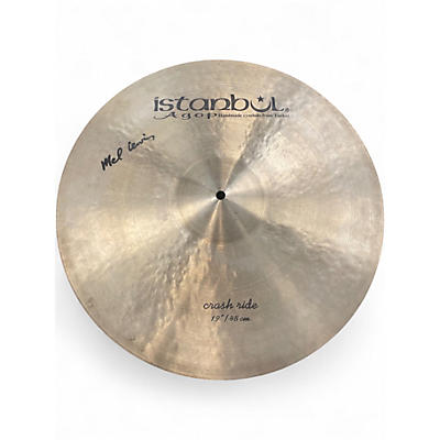 Used Istanbul Agop 19in Mel Lewis Signature Crash Ride Cymbal