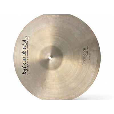 Used Istanbul Agop 20in Traditional Dark Crash Cymbal