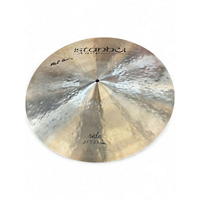 Used Istanbul Agop 21in Mel Lewis Signature Crash Ride Cymbal
