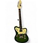 Used Italia MODENA Green Solid Body Electric Guitar Green