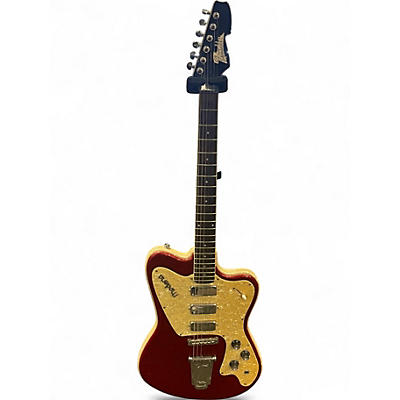 Used Italia MODENA SPARKLE RED Solid Body Electric Guitar