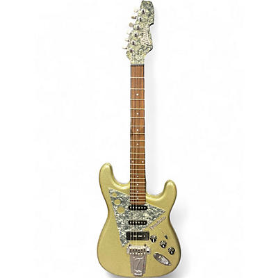 Used Italia Modulo Metallic Gold Solid Body Electric Guitar