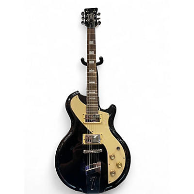 Used Italia Mondial Sportster Black Solid Body Electric Guitar