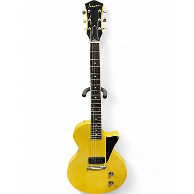 Used Ivison Dakota One TV Yellow Solid Body Electric Guitar