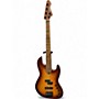 Used Ivy 5 String PJ Flame Top Sunburst Electric Bass Guitar Sunburst