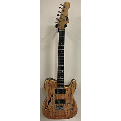 Used Ivy Ift300 Spalted Maple Hollow Body Electric Guitar
