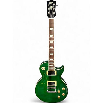 Used Ivy LES PAUL Green Solid Body Electric Guitar