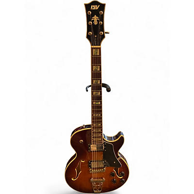 Used Ivy SEMI HOLLOWBODY Brown Sunburst Hollow Body Electric Guitar