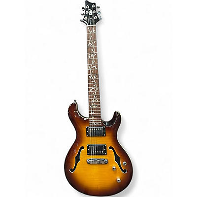 Used Iyv IPF-300 Sunburst Hollow Body Electric Guitar
