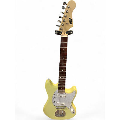 Used Iyv ISMF-200 Vintage White Solid Body Electric Guitar