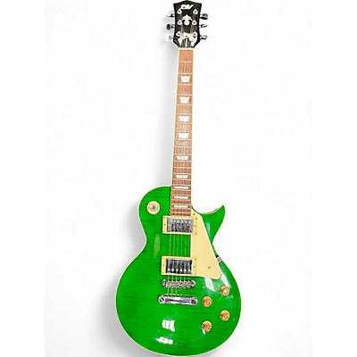Used Iyv LES PAUL Trans Green Solid Body Electric Guitar