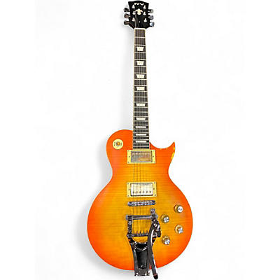 Used Iyv LP Cherry Sunburst Solid Body Electric Guitar