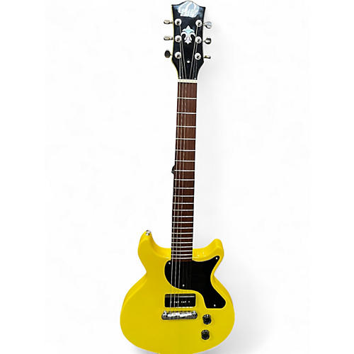 Used Iyv LP JR STYLE TV Yellow Solid Body Electric Guitar TV Yellow