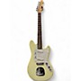 Used Iyv Mustang Clone Antique Ivory Solid Body Electric Guitar Antique Ivory