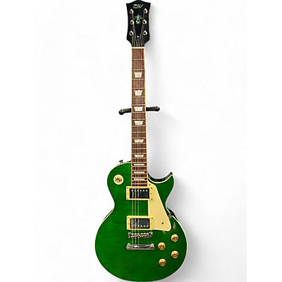 Iyv Used Iyv RoHS Emerald Green Solid Body Electric Guitar