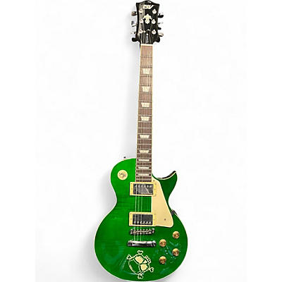 Used Iyv SINGLE CUT GREEN Solid Body Electric Guitar