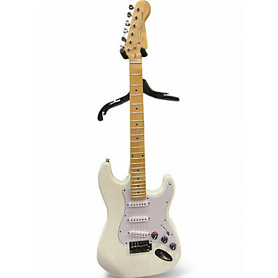 Used J Robert S STYLE White Solid Body Electric Guitar