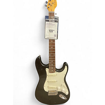 Used J. Reynolds Pawncaster Black Solid Body Electric Guitar