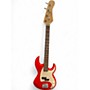 Used J. Reynolds Short Scale Red Electric Bass Guitar Red