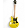 Used J. Robert DOUBLECUT LP Yellow Solid Body Electric Guitar Yellow