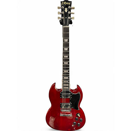 Used J. Robert SG STTYLE Red Solid Body Electric Guitar Red