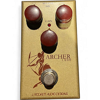 Used J.Rockett Audio Designs ARCHER IKON BOOST/OVERDRIVE Effect Pedal